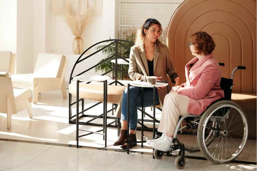 ot consulting with a client